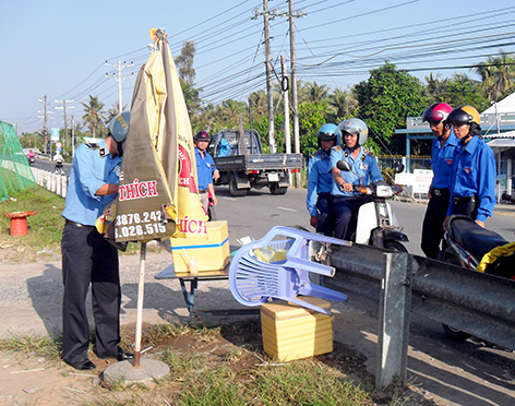 Hậu Giang giảm cả ba tiêu chí về tai nạn giao thông